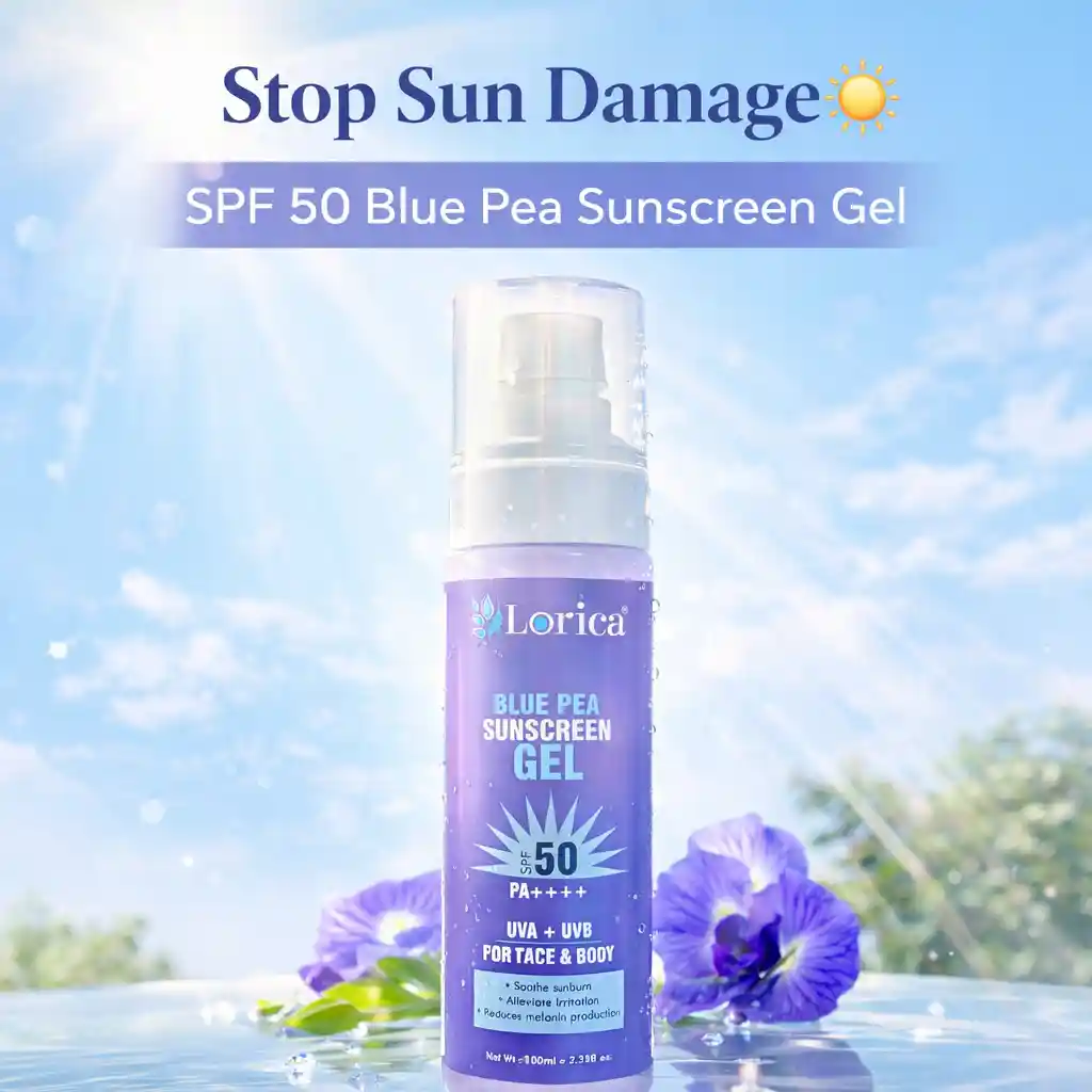 Lorica Blue Pea Sunscreen Gel